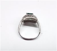 Anello Soprana Donna SMERALDO in Oro bianco Smeraldo 1.00 Ct ANOB SME 1.00 - ANOB SME 1.00